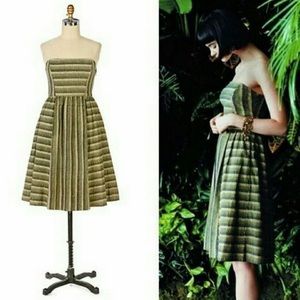 Anthropologie Maple Chlorophyll Study Dress